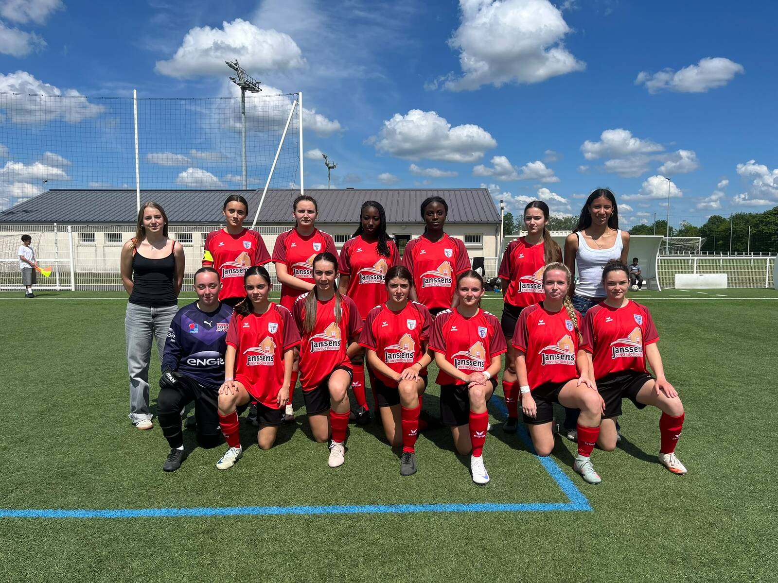 U18 F : Inauguration du nouveau jeu de maillot