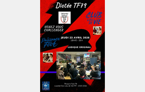 Dictée TF79 : challengez-vous le 23 avril lors de l'édition 2026 !