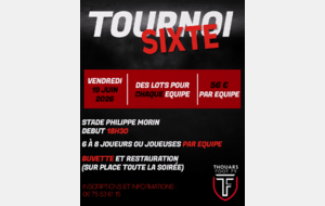 Le Thouars foot organise son tournoi sixte