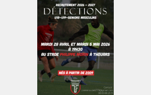 Inscrivez vous aux prochaines détections séniors