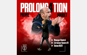 Pierre Naudet prolonge l'aventure au club