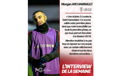 U15 D2 : Retour sur la victoire face à St Varaudaise