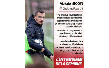 Retour sur le challenge futsal U11