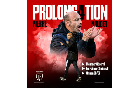 Pierre Naudet prolonge l'aventure au club